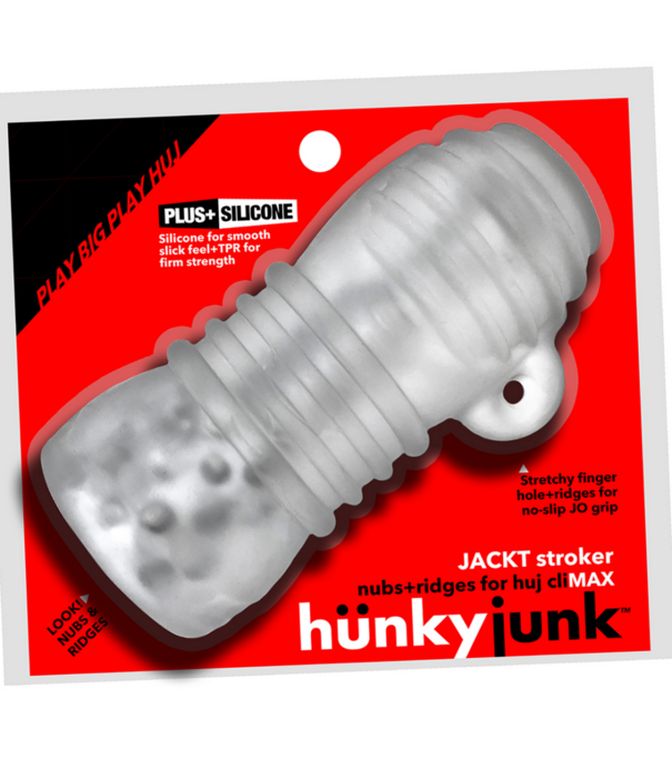 Hunkyjunk Jackt - Nubby Ribbed Stroker - Helder IJs