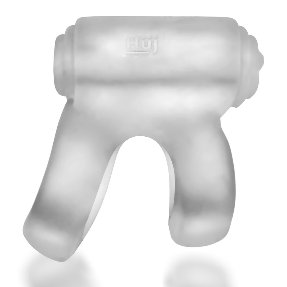 Hunkyjunk Revhammer - Shaft Vibe Ring - Helder IJs / Blauw afbeelding