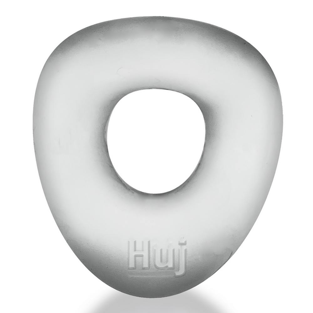 Hunkyjunk Form - Curvy Cockring - Helder IJs afbeelding