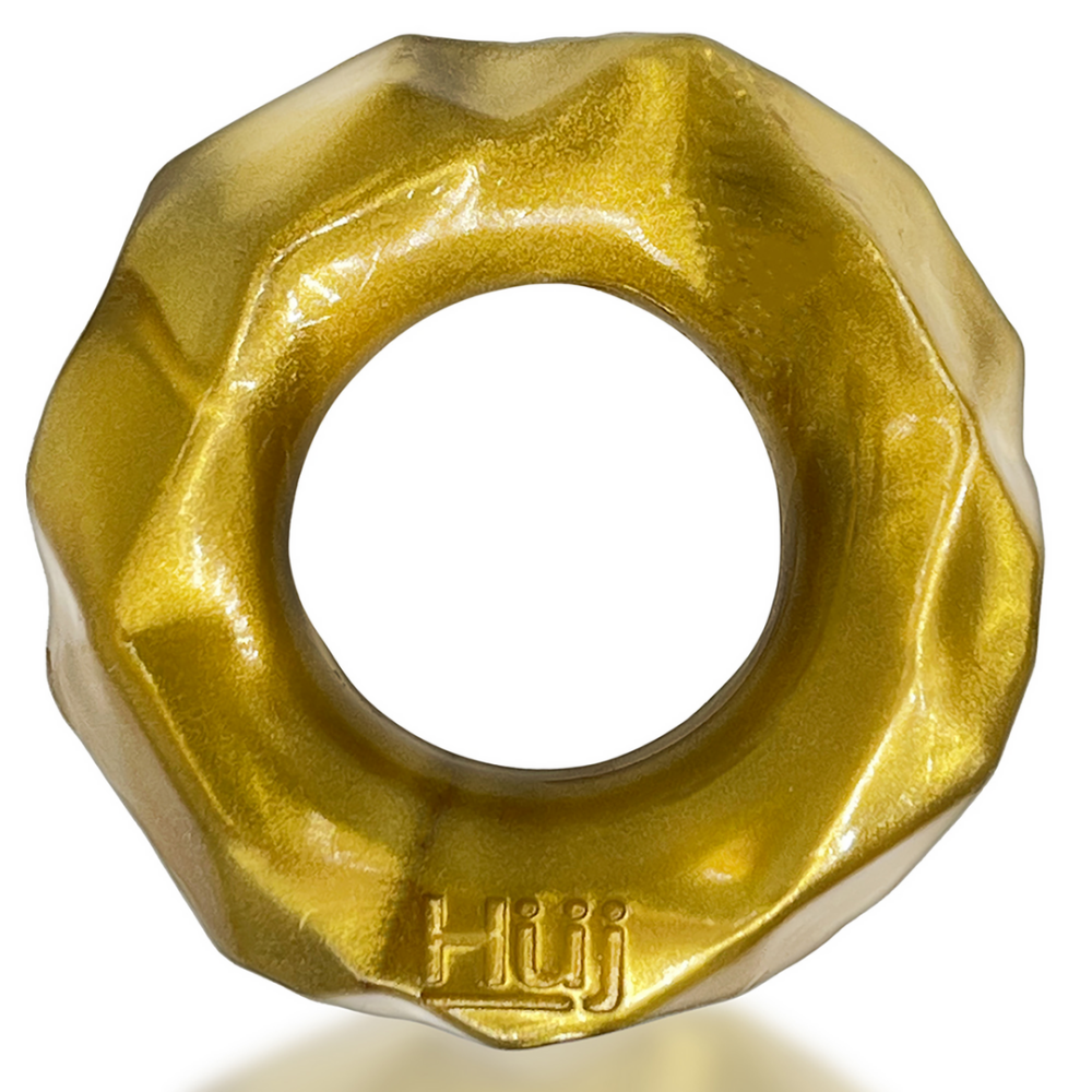 Hunkyjunk Fractal - Tactiele Cockring - Brons afbeelding