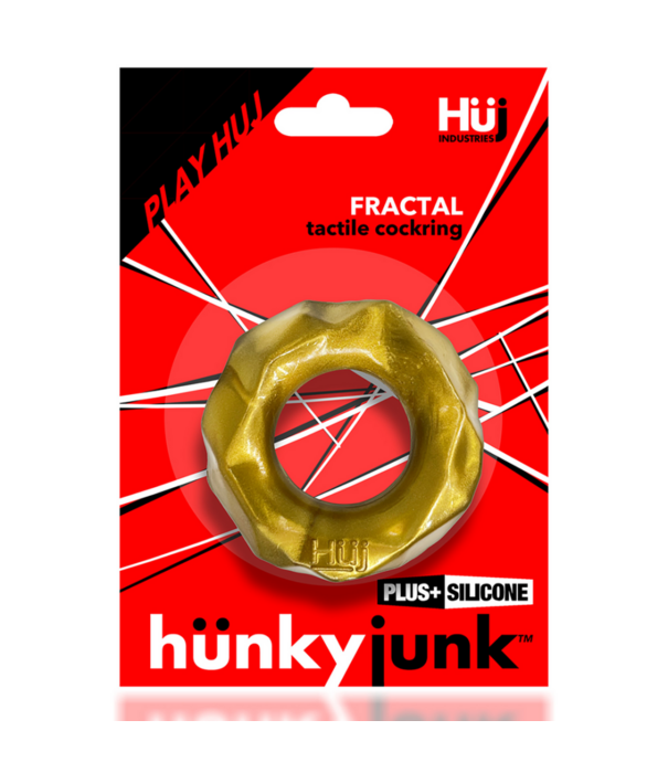 Hunkyjunk Fractal - Tactiele Cockring - Brons