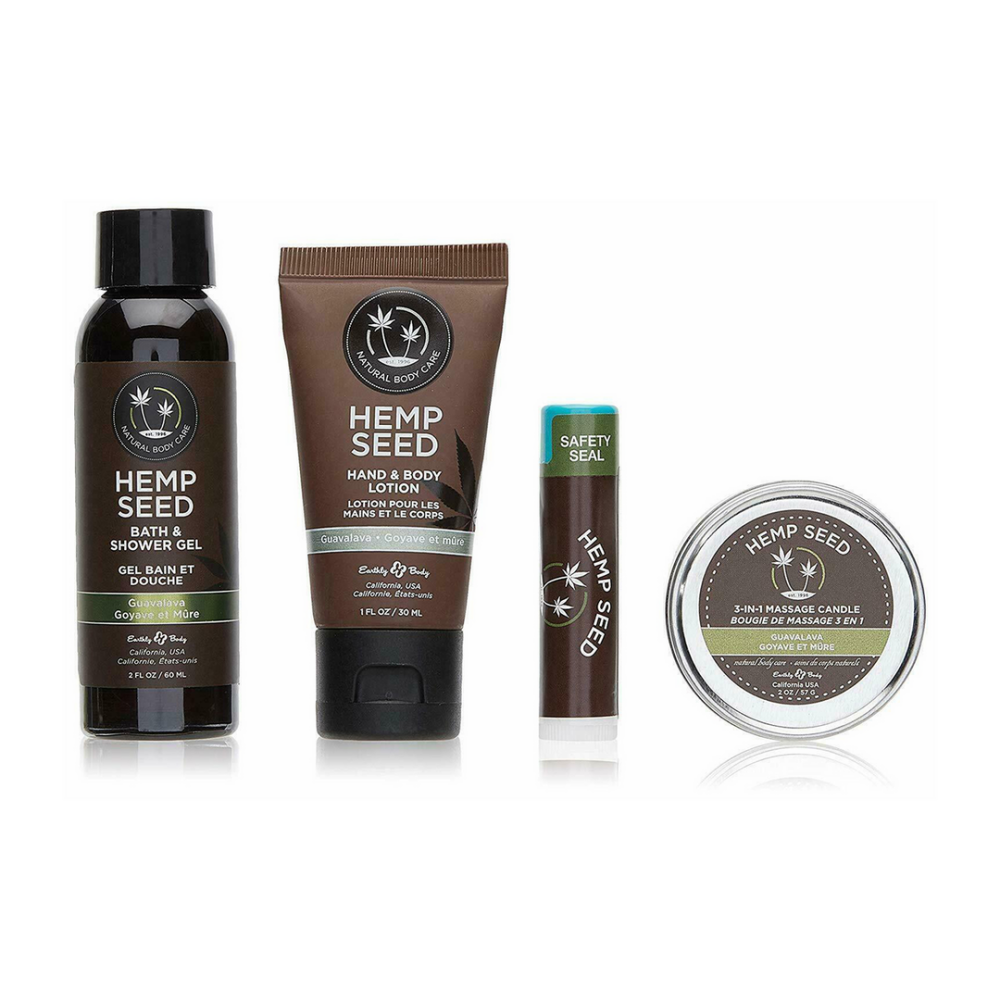 Earthly body Hemp Seed Mini Mania Travel Set afbeelding
