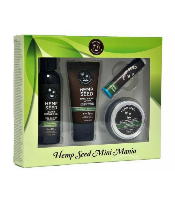 Earthly body Hemp Seed Mini Mania Travel Set