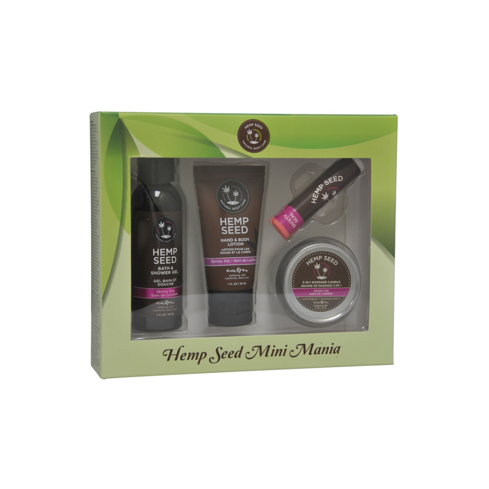 Earthly body Hemp Seed Mini Mania Travel Set afbeelding