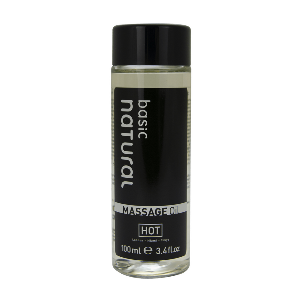 HOT Massageolie Natuurlijk - Basis - 3 fl oz / 100 ml afbeelding