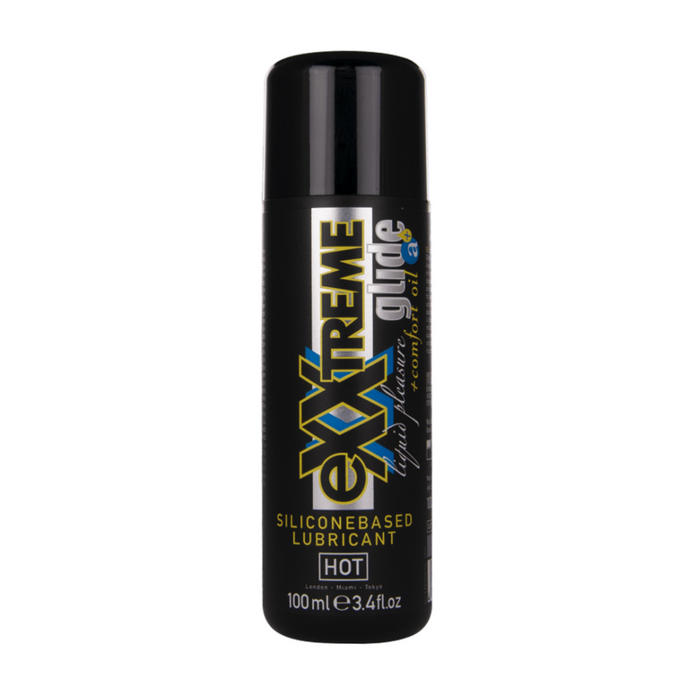 HOT Exxtreme Glide - Siliconenbasis Glijmiddel met Comfort Olie - 3 fl oz / 100 ml afbeelding