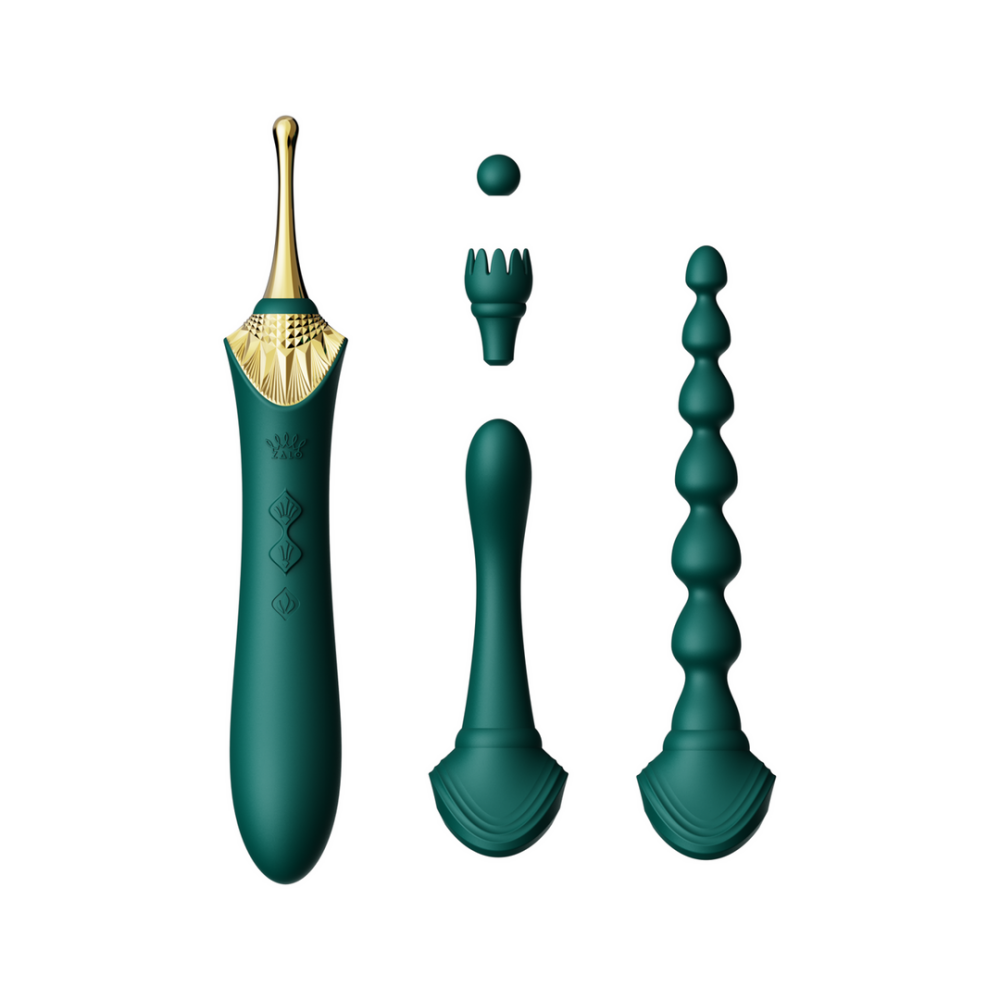 Zalo Bess 2 - Clitorale Vibrator - Turquoise Groen