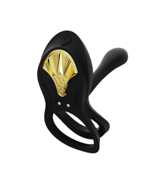 BAYEK - Draagbare Vibrator - Obsidiaan Zwart