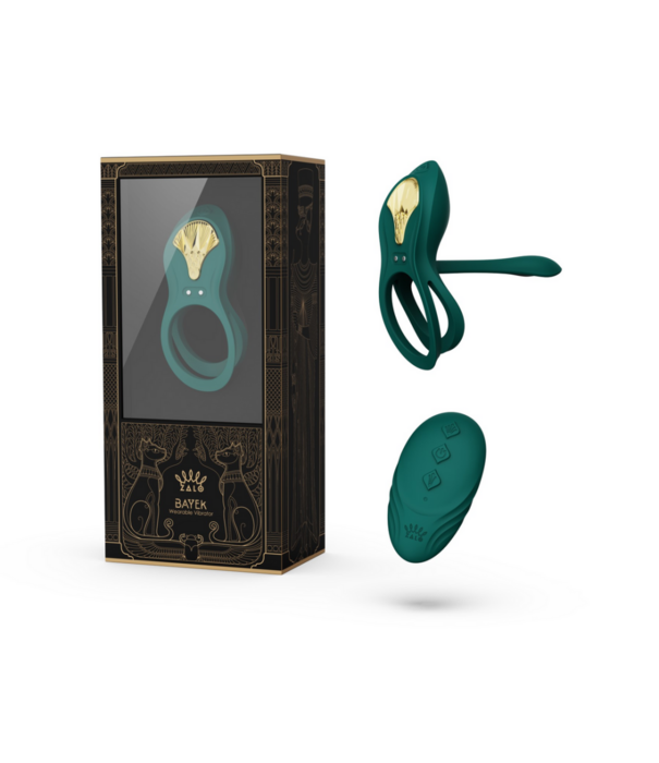 Zalo BAYEK - Draagbare Vibrator - Turquoise Groen