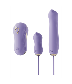 Zuigvibrator met Pomp en Verschillende Opzetstukken