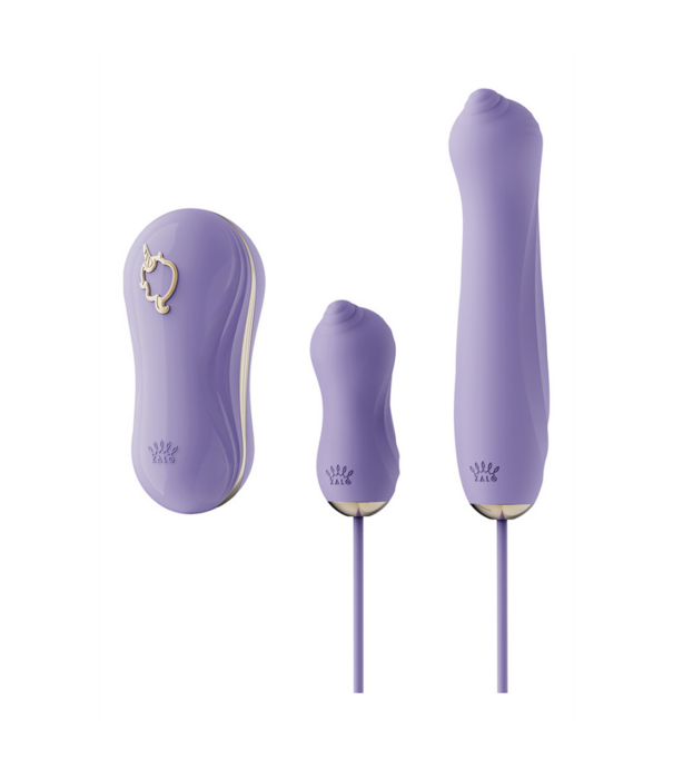 Zalo Sucking Vibrator with Pump and Different Attachments