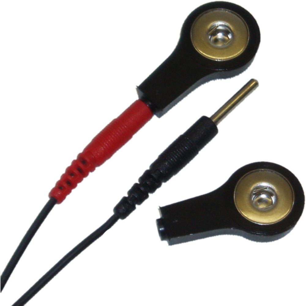 ElectraStim Drukknopadapterset 2mm naar 4mm afbeelding