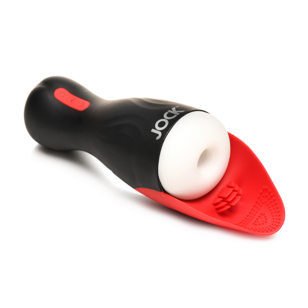 Curve Toys Zuig- en Vibrerende Masturbator - Zwart afbeelding