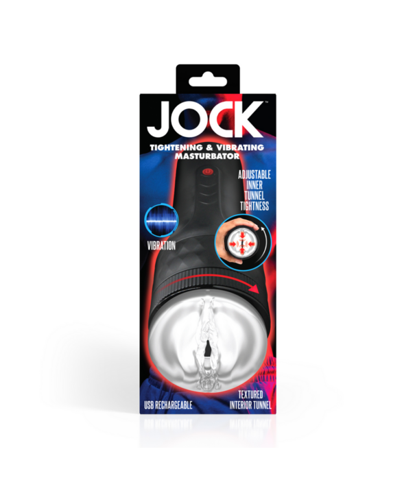 Curve Toys Verstevigende en Vibrerende Masturbator - Zwart