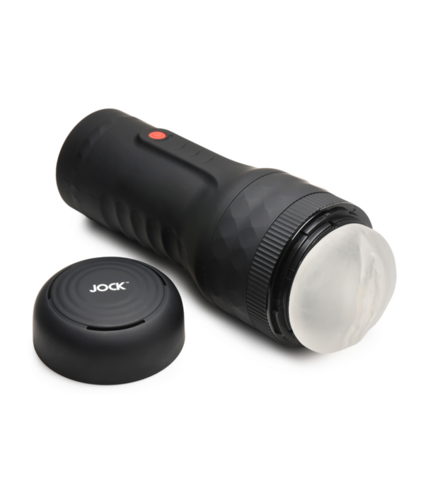 Curve Toys Verstevigende en Vibrerende Masturbator - Zwart