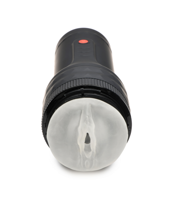 Curve Toys Verstevigende en Vibrerende Masturbator - Zwart