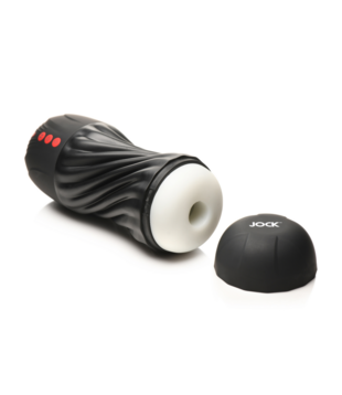 Zuigende en Vibrerende Masturbator - Zwart