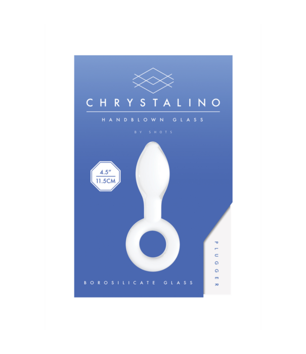 Chrystalino by Shots Plugger - Glass Dildo