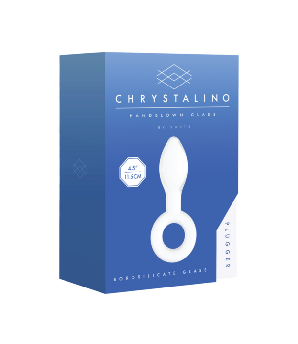 Chrystalino by Shots Plugger - Glass Dildo