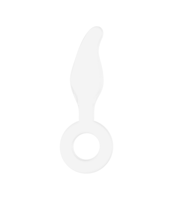 Chrystalino by Shots Gripper - Glass Dildo with Ring