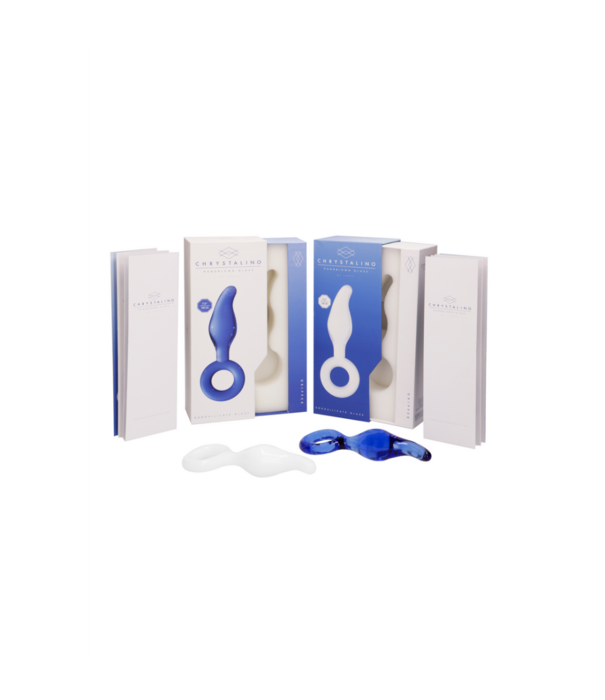 Chrystalino by Shots Gripper - Glazen Dildo met Ring