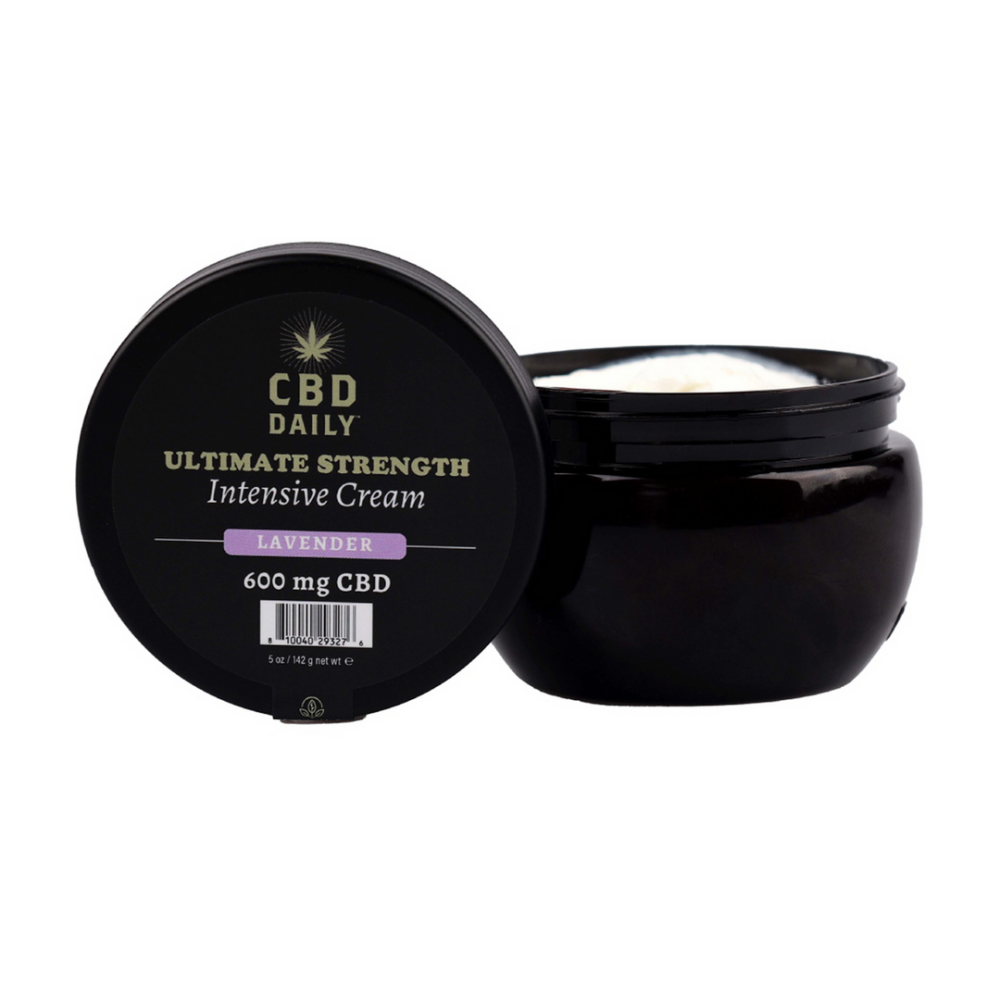 Earthly body CBD Daily Ultimate Strength Intensive Cream - Lavendel - 5 oz / 142 g afbeelding