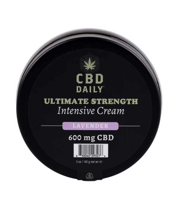 Earthly body CBD Daily Ultimate Strength Intensive Cream - Lavendel - 5 oz / 142 g