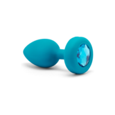 Aquamarine - Vibrating Butt Plug - S/M