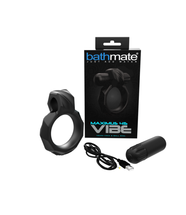 Bathmate Vibe - Maximus 45 - Vibrerende Ballstrap en Cockring - 1,77 / 4,5 cm