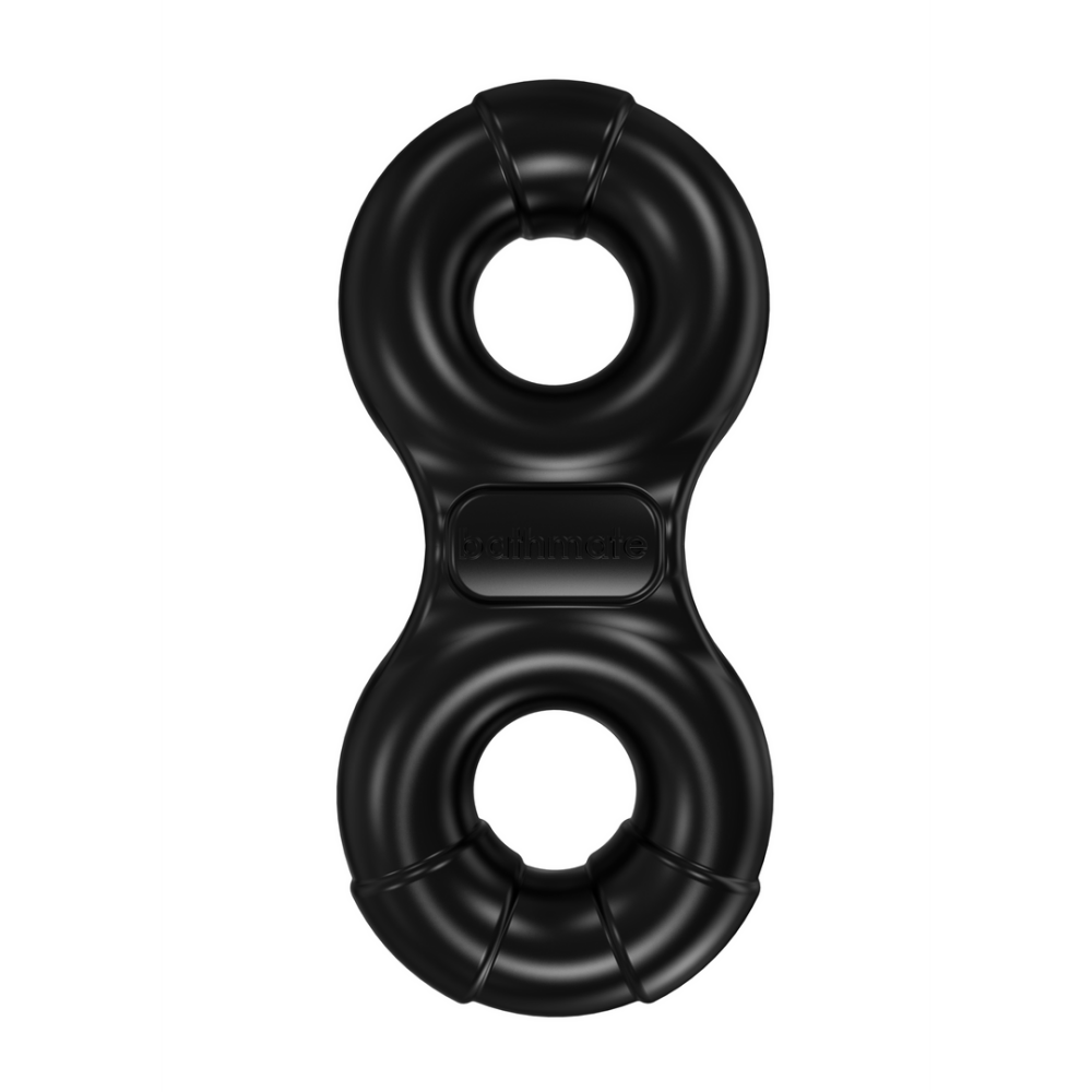 Bathmate Vibe - Eight - Vibrerende Cockring - Zwart afbeelding