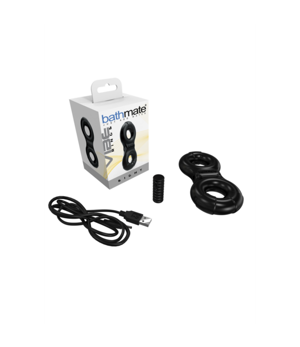 Bathmate Vibe - Eight - Vibrerende Cockring - Zwart