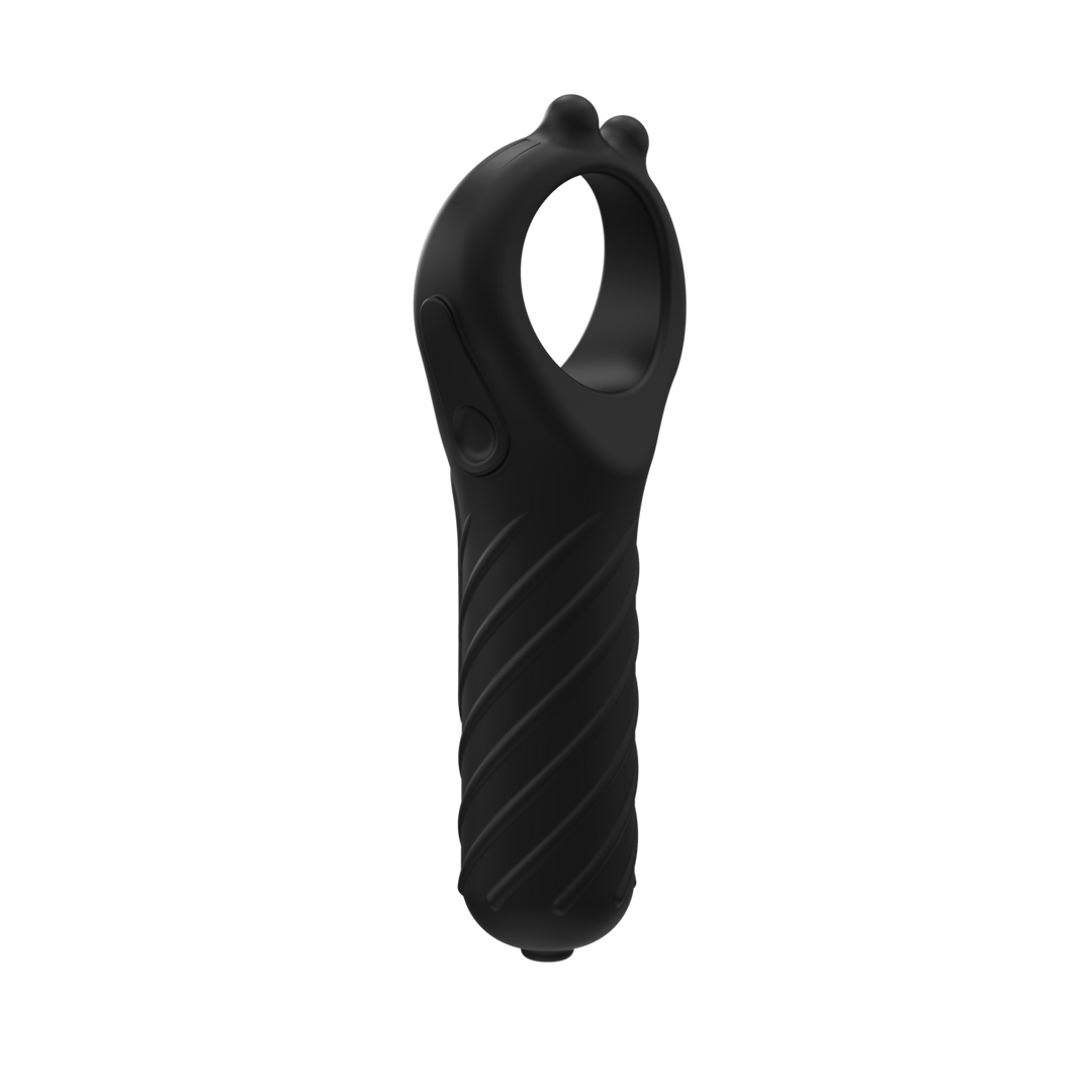 Bathmate Vibe - Edge - Vibrerende Cockring en Bullet - Zwart afbeelding