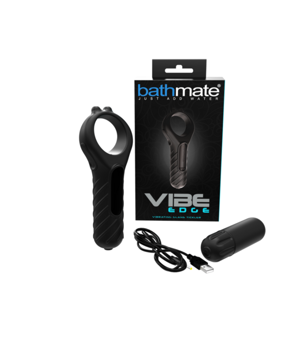 Bathmate Vibe - Edge - Vibrerende Cockring en Bullet - Zwart
