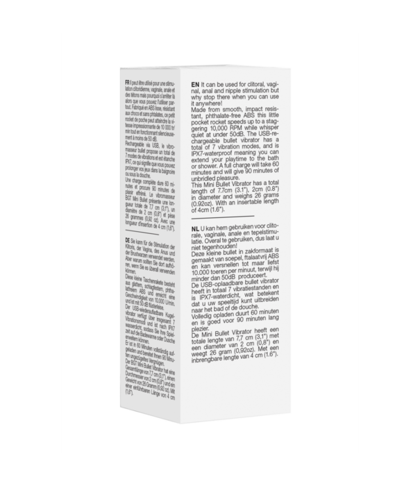 Be Good Tonight by Shots 10 Speed Oplaadbare Bullet - Goud