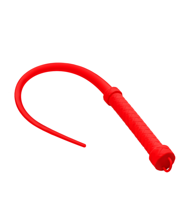 Viper Tail - Siliconen Whip - Rood