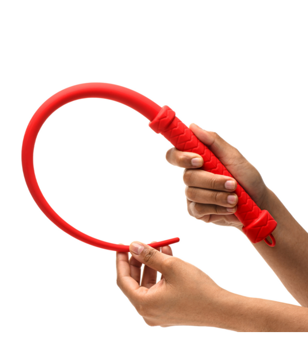 Viper Tail - Siliconen Whip - Rood