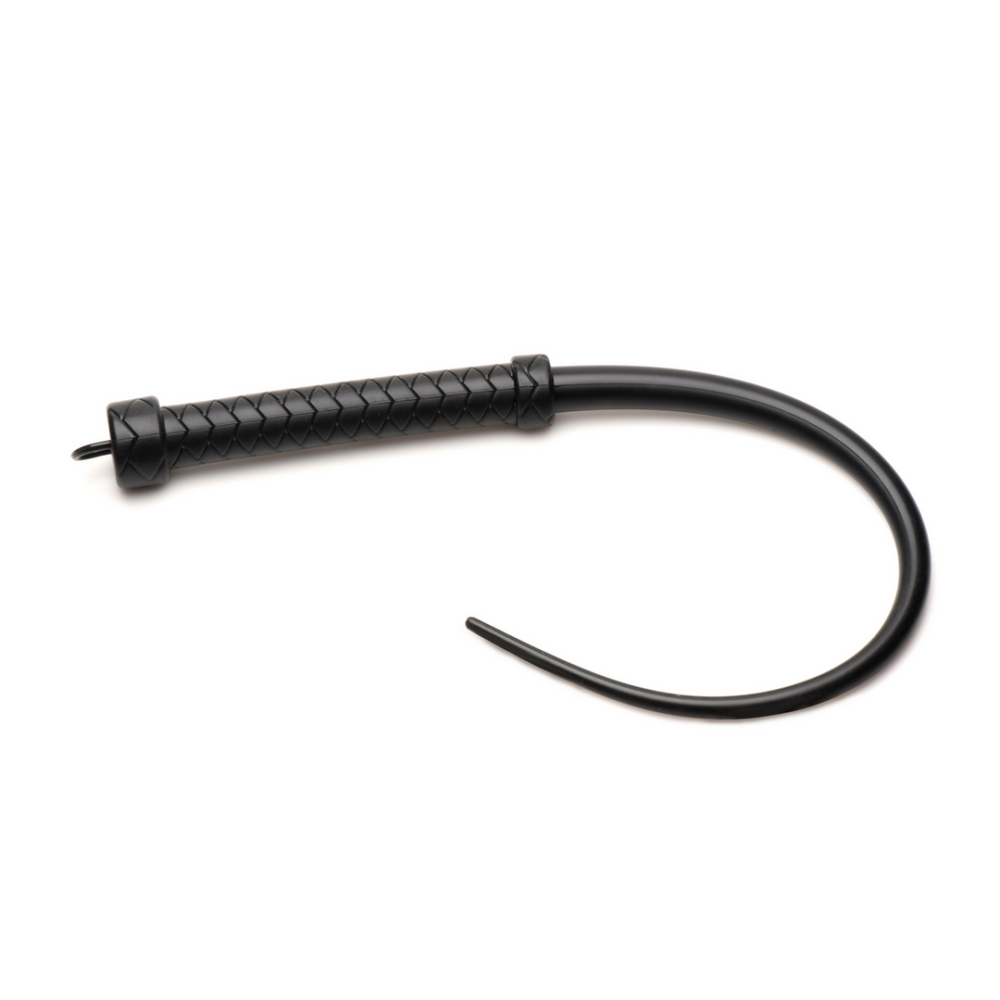 XR Brands Viper Tail - Siliconen zweep - Zwart afbeelding