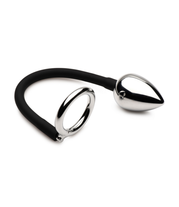 Tug and Plug - Cock- en Ballring met Anale Plug