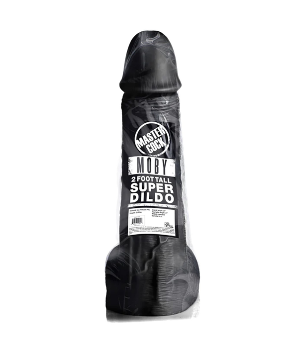 Moby Super Dildo - 2 ft / 60 cm - Zwart