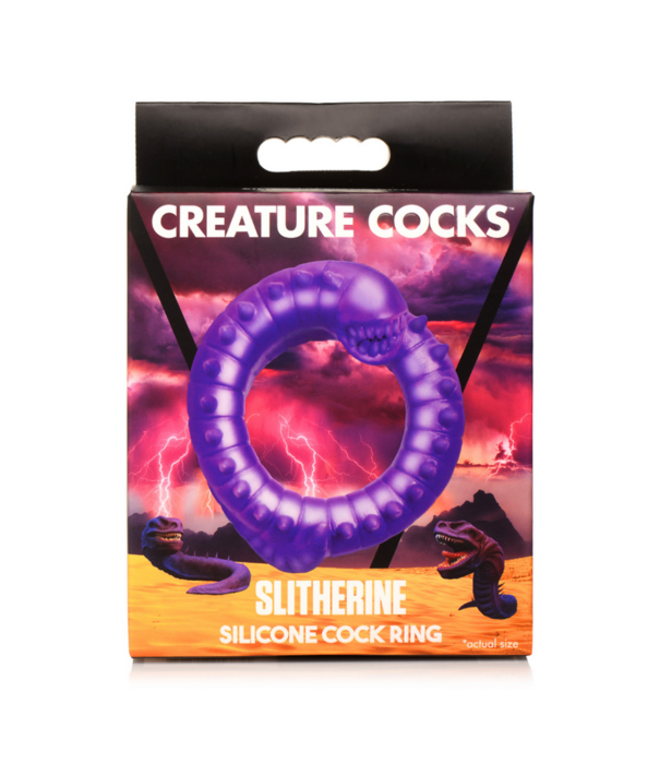 Slitherine - Siliconen Cockring - Paars