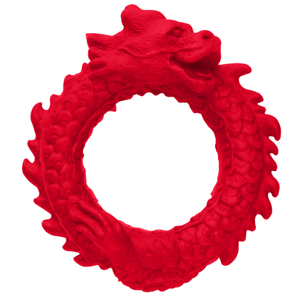 XR Brands Rise of the Dragon - Siliconen Cockring - Rood afbeelding