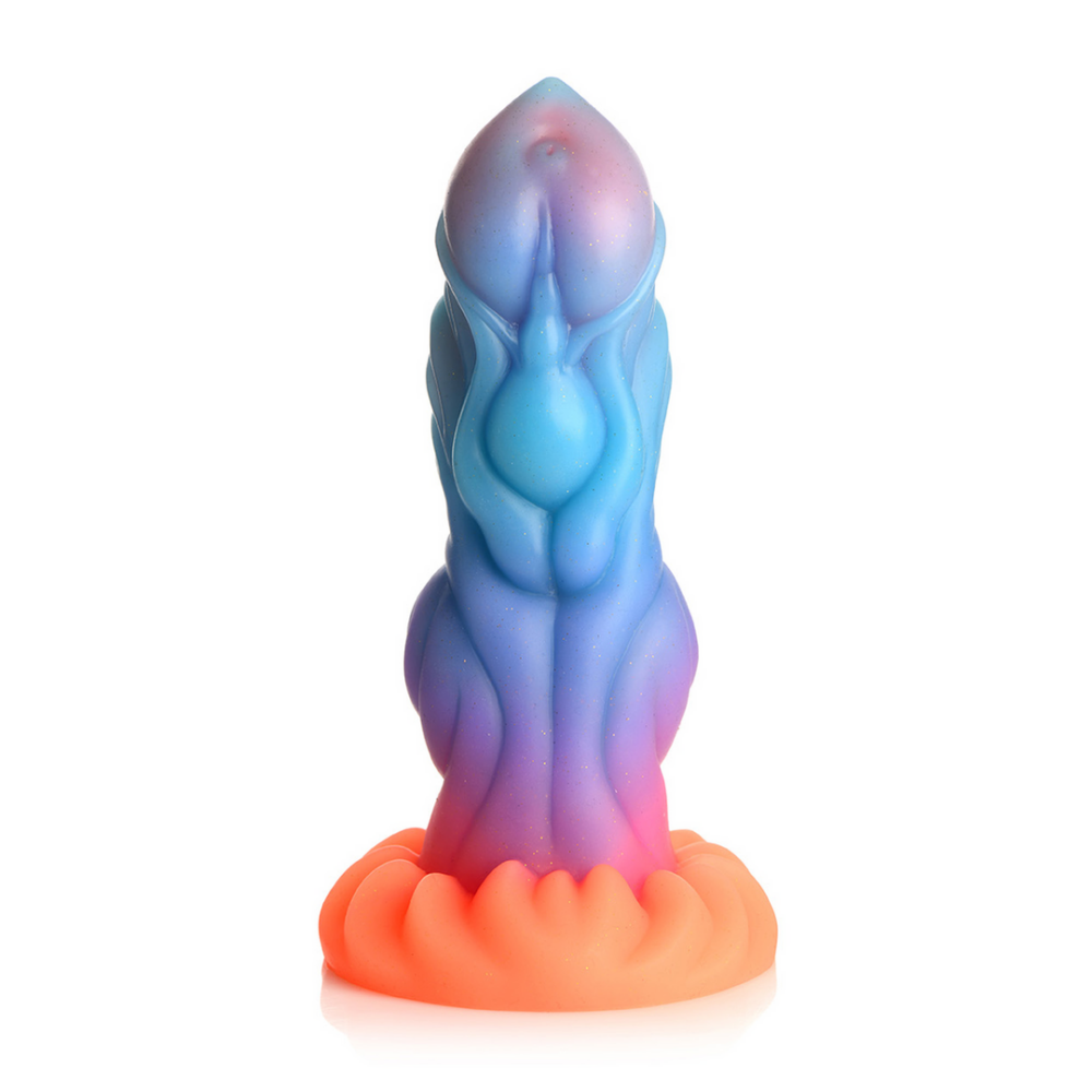 XR Brands Alien Indringer - Alien Glow-in-the-Dark Siliconen Dildo afbeelding