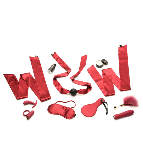Lover's Bondage Massage Set - Rood