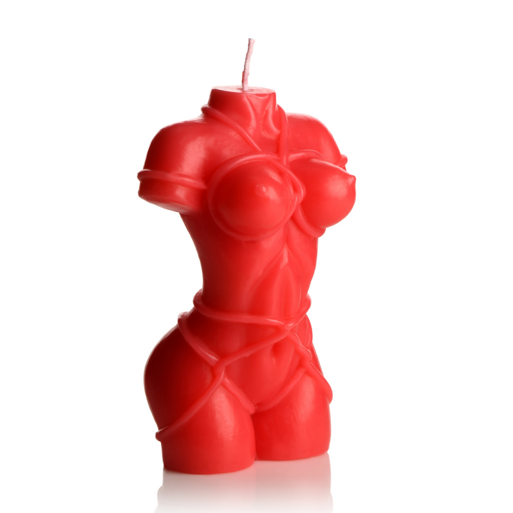 XR Brands Bound Goddess - Dauwkaars - Rood afbeelding