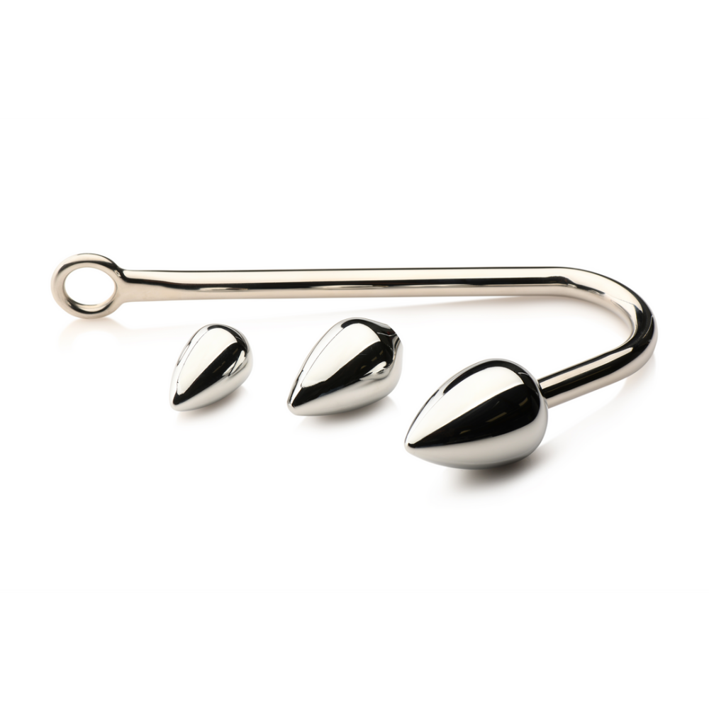 XR Brands Anal Hook Trainer met 3 Plugs afbeelding