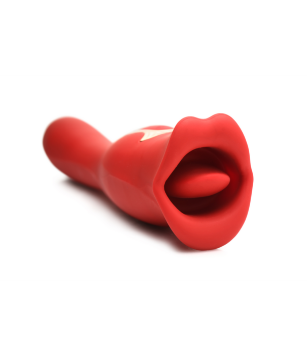 Kiss and Tell Pro - Dual-Ended Kissing Vibrator - Rood