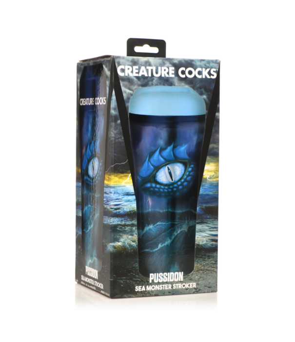 Pussidon - Zeemonster Stroker - Blauw