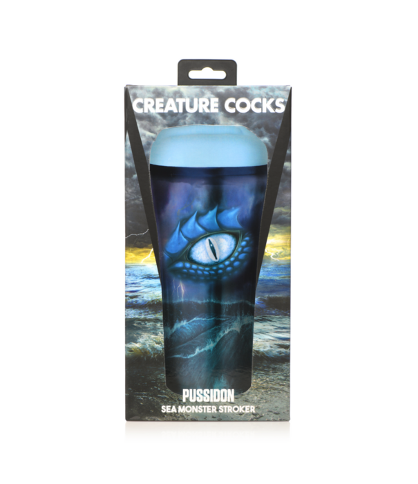 Pussidon - Zeemonster Stroker - Blauw