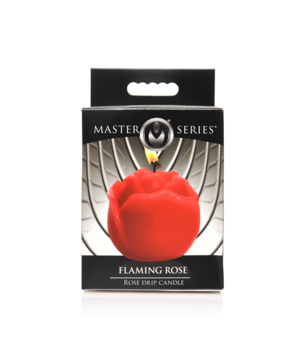 Flaming Rose - Druipkaars - Rood