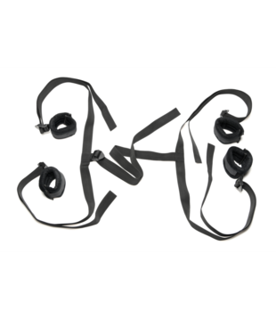 Lover's Bed Restraint System - Zwart